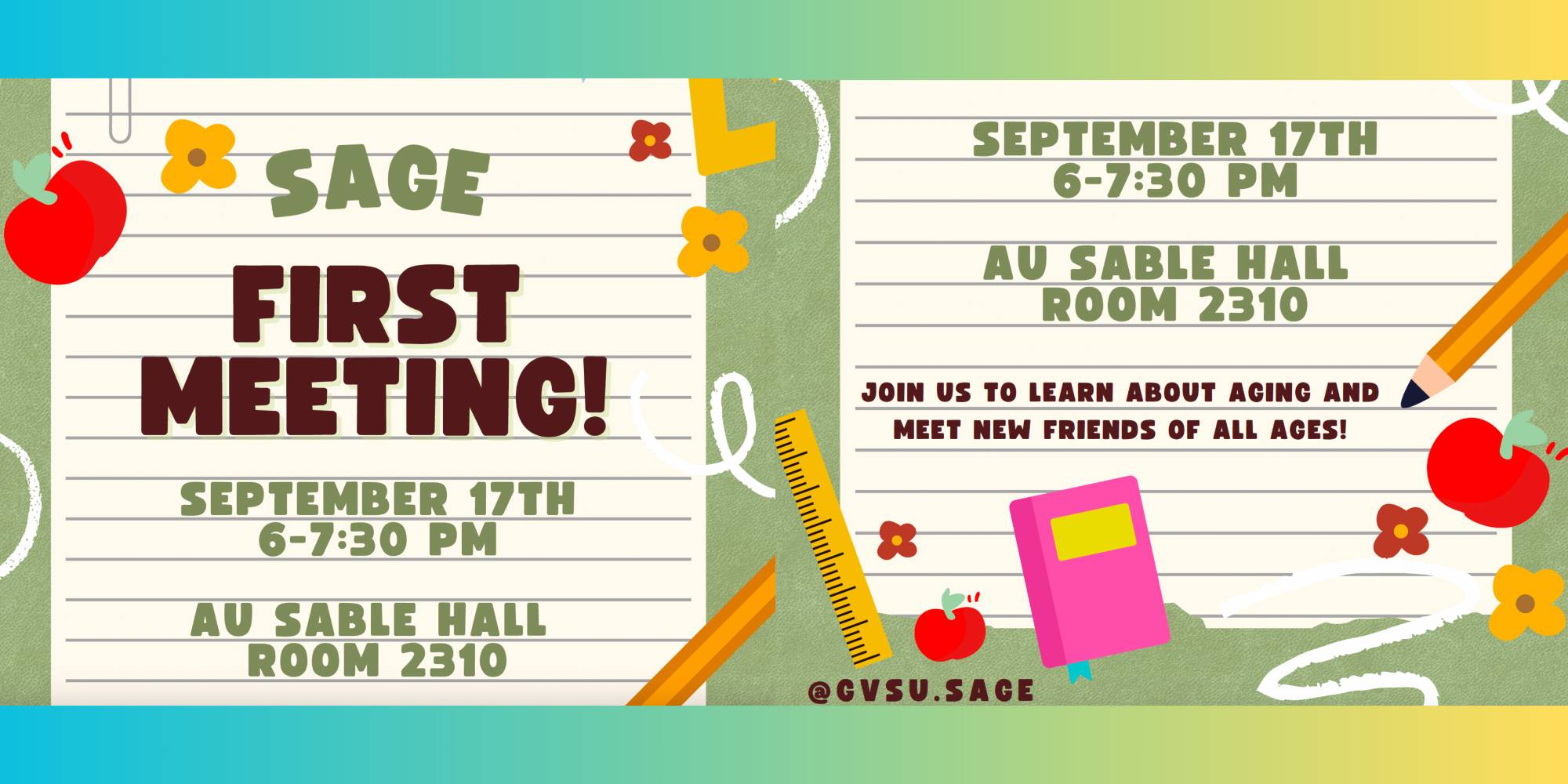 SAGE first meeting - Fall 24